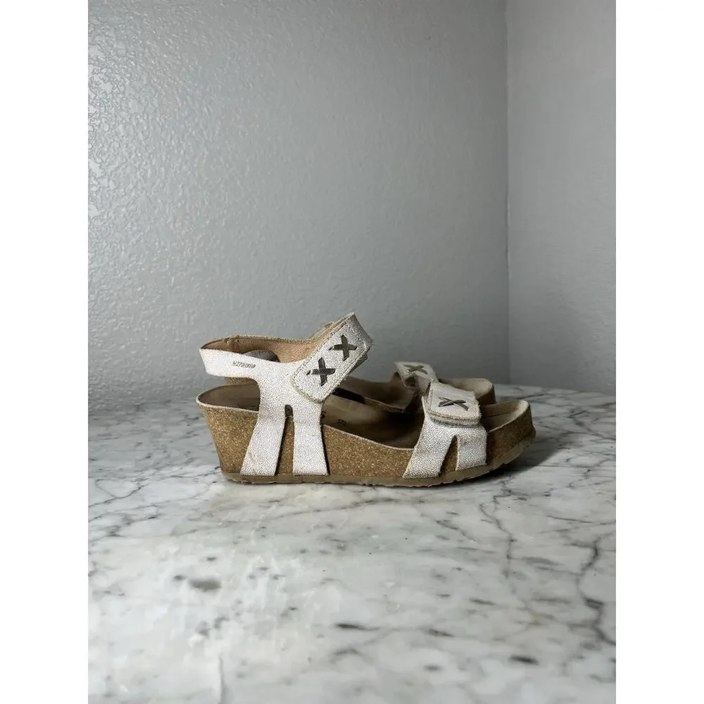 Mephisto Womens Wedge Sandals Size 39 US 9